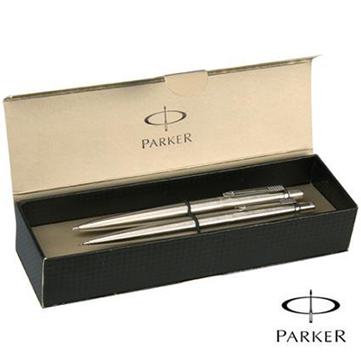 Set Lapicero y Portamnina Parker Acero