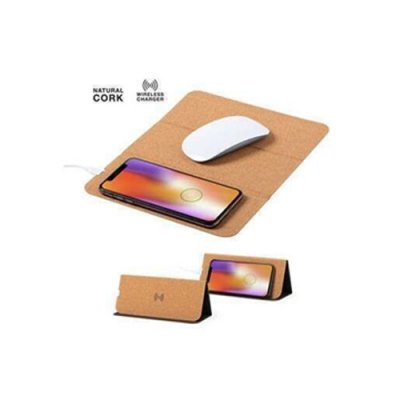 Cargador Inalambrico Mouse Pad - Soporte Celular